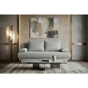 P & B ROZKLADACIA POHOVKA, textil, kompozitné drevo, mätovozelená vyobraziť