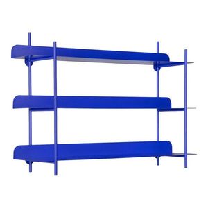 Modrá poschodová kovová polica 60 cm Cool Retro – PT LIVING vyobraziť