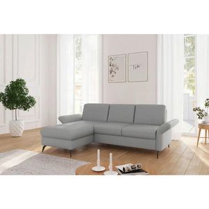 Sit & More ROHOVÁ SEDAČKA, textil, svetlosivá vyobraziť