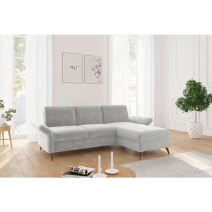 Sit & More ROHOVÁ SEDAČKA, textil, svetlosivá vyobraziť