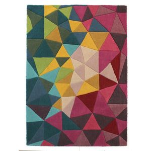 Flair Rugs VLNENÝ KOBEREC, 170/120 cm viacfarebná vyobraziť