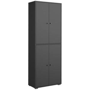 P & B SKRINKA NA TOPÁNKY, čierna, 70/190/33 cm vyobraziť