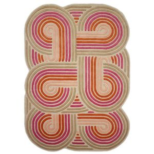 Flair Rugs VLNENÝ KOBEREC, 140/200 cm pink vyobraziť