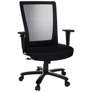 MID.YOU OTOČNÁ STOLIČKA, sieťovina, plochá tkanina, čierna vyobraziť