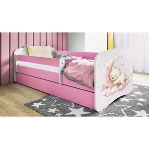 MID.YOU POSTEĽ PRE DETI A MLÁDEŽ 80/160 cm, biela, pink vyobraziť