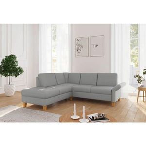 Sit & More ROHOVÁ SEDAČKA, textil, svetlosivá vyobraziť