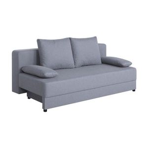 ROZKLADACIA POHOVKA, textil, svetlosivá vyobraziť