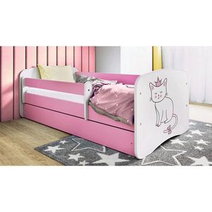 MID.YOU POSTEĽ PRE DETI A MLÁDEŽ 80/160 cm, biela, pink vyobraziť