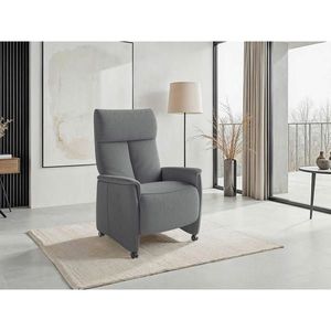 Sit & More RELAXAČNÉ KRESLO, textil, sivá vyobraziť