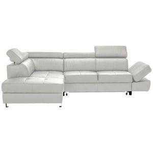 Celina Home ROHOVÁ SEDAČKA, textil, koža, svetlosivá vyobraziť