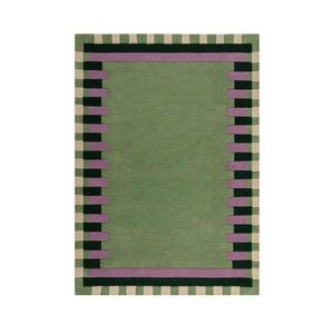 Flair Rugs VLNENÝ KOBEREC, 120/170 cm zelená, lila vyobraziť