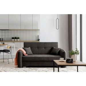 MID.YOU ROZKLADACIA POHOVKA, textil, tmavosivá vyobraziť