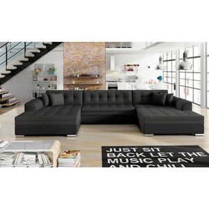 MID.YOU SEDACIA SÚPRAVA, textil, čierna vyobraziť