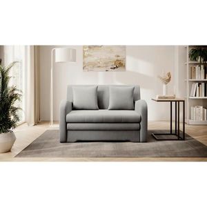 ROZKLADACIA POHOVKA, textil, svetlosivá vyobraziť