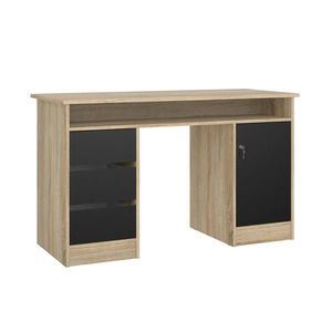 P & B PÍSACÍ STÔL, farba duba, 126/55/75, 6 cm vyobraziť