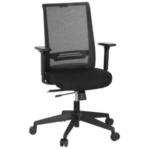 MID.YOU OTOČNÁ STOLIČKA, sieťovina, plochá tkanina, čierna vyobraziť