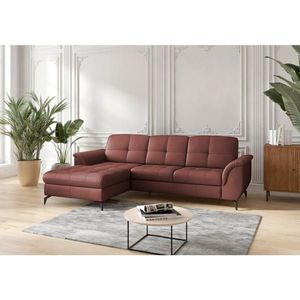 Sit & More ROHOVÁ SEDAČKA, koža, červenohnedá vyobraziť