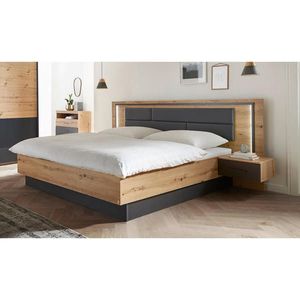 Rauch Möbel POSTEĽ S NOČNÝMI STOLÍKMI, 180/200 cm, sivá, dub artisan vyobraziť
