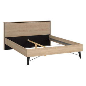 Dvojlôžková posteľ v dekore duba v prírodnej farbe 180x200 cm Ry – Tvilum vyobraziť