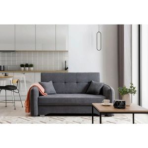 MID.YOU ROZKLADACIA POHOVKA, textil, sivá vyobraziť