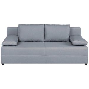 P & B ROZKLADACIA POHOVKA, textil, kompozitné drevo, strieborná vyobraziť