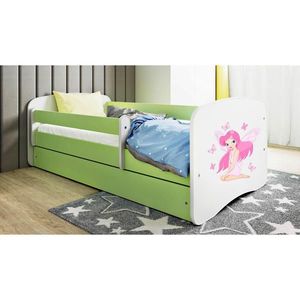 MID.YOU POSTEĽ PRE DETI A MLÁDEŽ 80/160 cm, zelená, biela vyobraziť