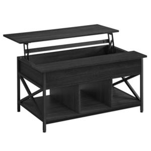 MID.YOU KONFERENČNÝ STOLÍK, sivá, čierna, kov, kompozitné drevo, 100/60/48 cm vyobraziť