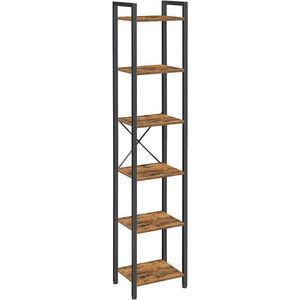 Boxxx REGÁL, hnedá, čierna, uhlíková oceľ, 40/187, 5/30 cm vyobraziť