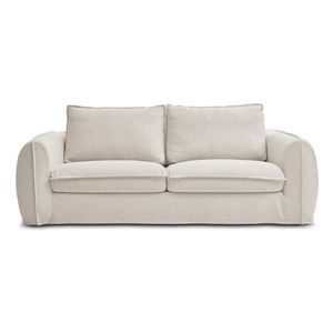 Béžová pohovka na každodenné spanie/rozkladacia 216 cm Archimede – Bobochic Paris vyobraziť