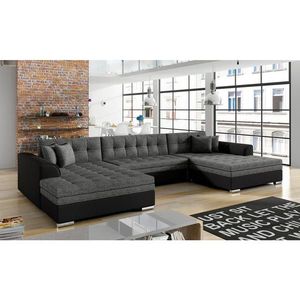 MID.YOU SEDACIA SÚPRAVA, textil, antracitová, čierna vyobraziť