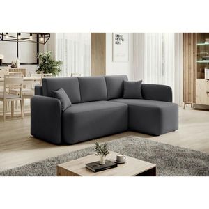 MID.YOU ROHOVÁ SEDAČKA, textil, sivá vyobraziť