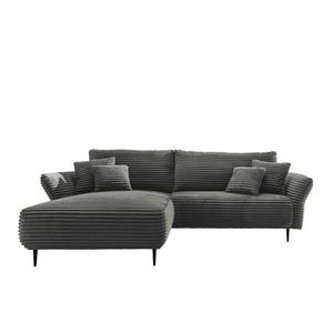 P & B ROHOVÁ SEDAČKA, textil, antracitová vyobraziť