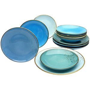 Creatable KOMBINOVANÝ SERVIS NATURE COLLECTION AQUA 12-dielne vyobraziť