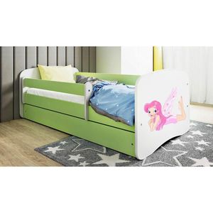 MID.YOU POSTEĽ PRE DETI A MLÁDEŽ 80/160 cm, zelená, biela vyobraziť