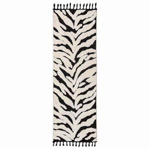 Flair Rugs KOBEREC S VYSOKÝM VLASOM, 80/300 cm čierna vyobraziť