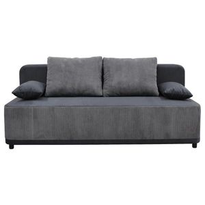 MID.YOU ROZKLADACIA POHOVKA, textil, sivá vyobraziť