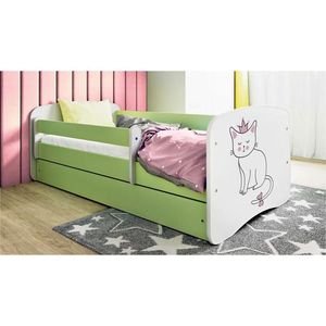 MID.YOU POSTEĽ PRE DETI A MLÁDEŽ 80/160 cm, zelená, biela vyobraziť