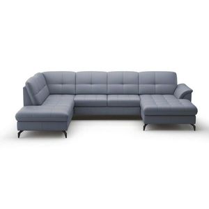 Sit & More SEDACIA SÚPRAVA, koža, sivomodrá vyobraziť