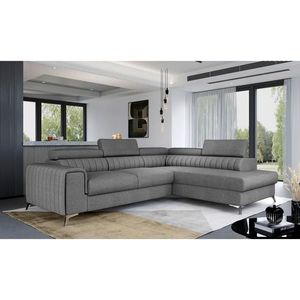MID.YOU ROHOVÁ SEDAČKA, textil, sivá vyobraziť