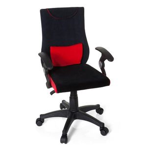 MID.YOU OTOČNÁ STOLIČKA PRE MLÁDEŽ, červená, čierna vyobraziť