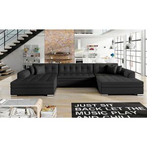 MID.YOU SEDACIA SÚPRAVA, textil, čierna vyobraziť