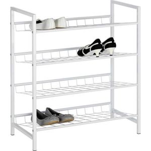 Carryhome REGÁL NA TOPÁNKY, biela, 63/70/30 cm vyobraziť