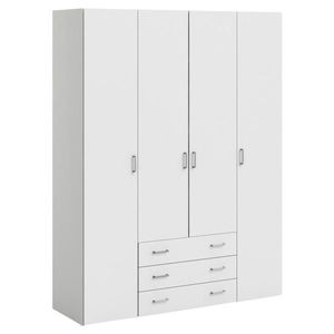 P & B ŠATNÍKOVÁ SKRIŇA, biela, 154/200, 4/49, 5 cm vyobraziť