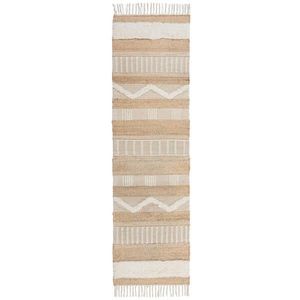 Flair Rugs RUČNE TKANÝ KOBEREC, 230/60 cm krémová, prírodná farba vyobraziť