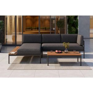 Ambia Garden TERASOVÁ SEDACIA SÚPRAVA 3-dielne, kov, textil vyobraziť