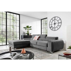 MID.YOU ROHOVÁ SEDAČKA, textil, sivá vyobraziť