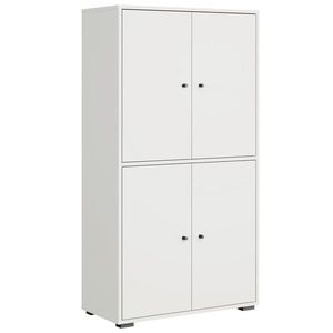 P & B SKRINKA NA TOPÁNKY, biela, 70/131/33 cm vyobraziť