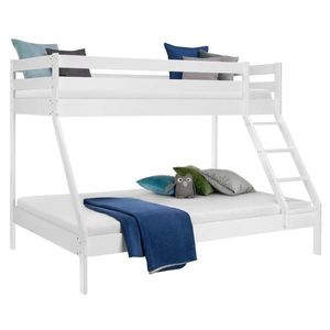 Xora POSCHODOVÁ POSTEĽ 140/200 cm, biela vyobraziť