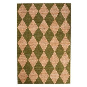 Flair Rugs RUČNE TKANÝ KOBEREC, 160/230 cm zelená vyobraziť