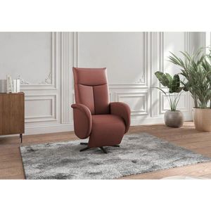 Sit & More RELAXAČNÉ KRESLO, koža, červenohnedá vyobraziť